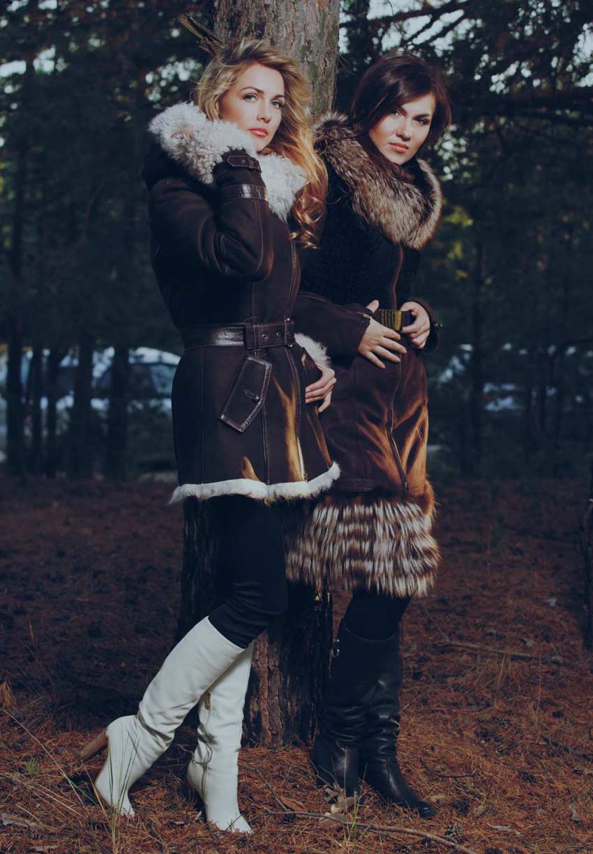 Stylish Women in the Woods